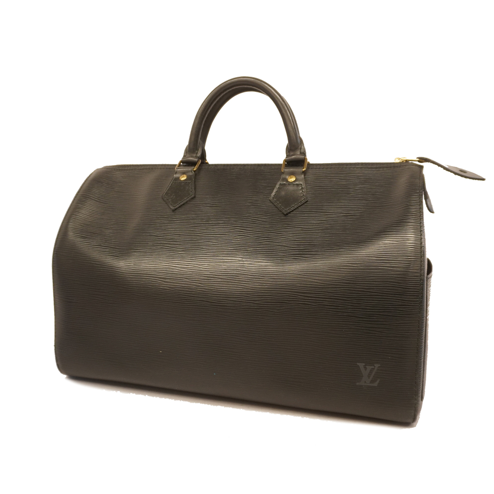 Auth Louis Vuitton Epi Speedy 35 M42992 Women's Handbag Noir